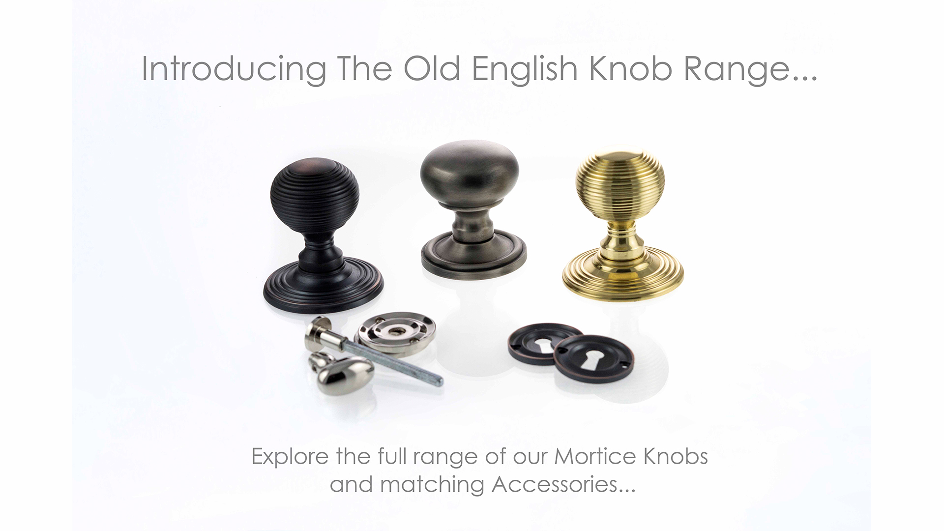 Introducing Old English Knobs!