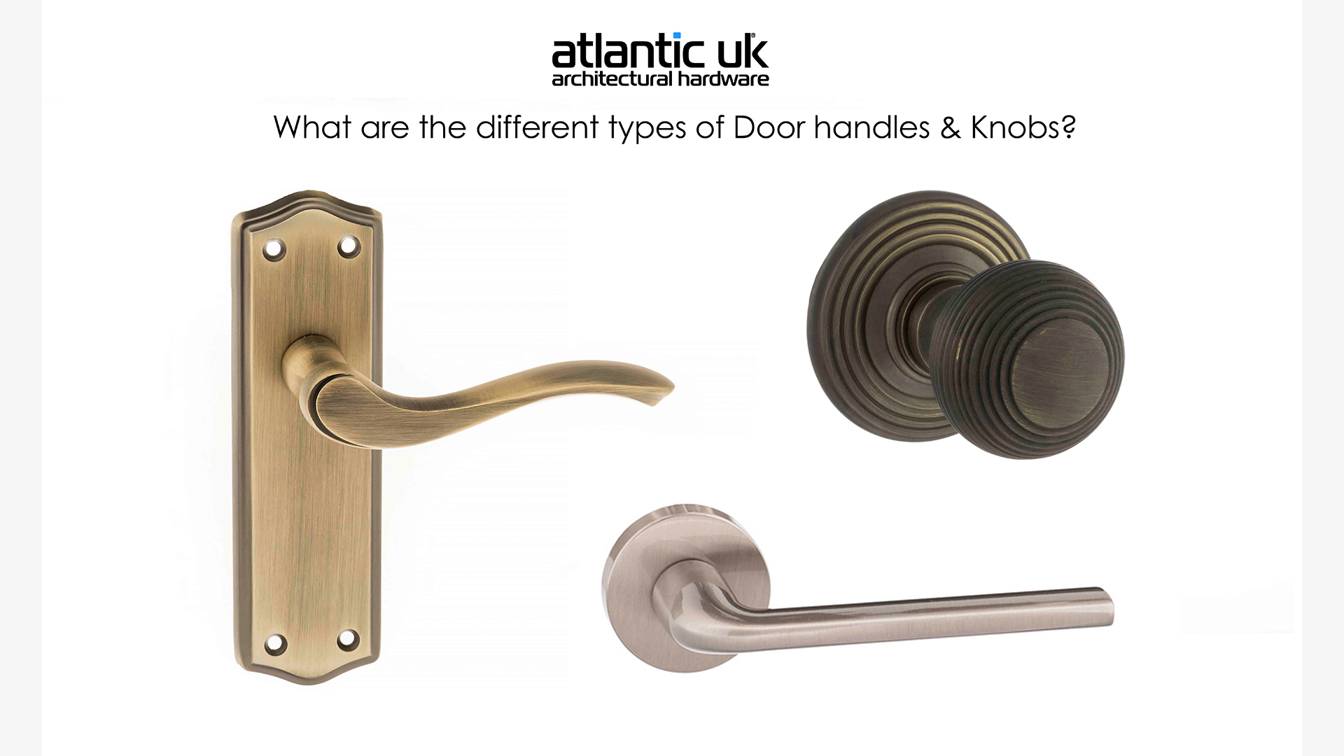 What are the different types of Door Handles & Knobs?