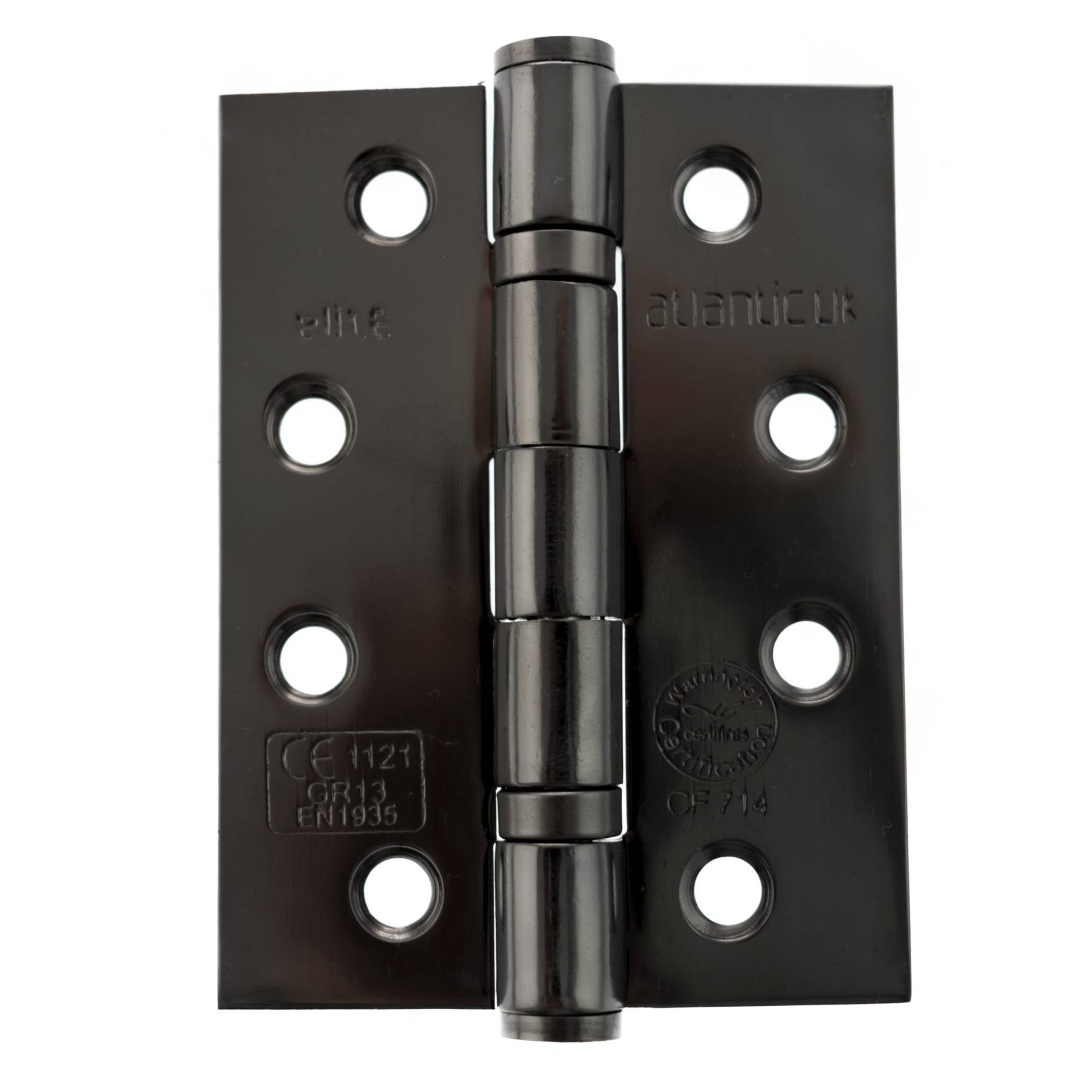 Ah1433bn Atlantic Ball Bearing Hinges Grade 13 Fire Rated 4 X 3 X 3mm Black Nickel 7852