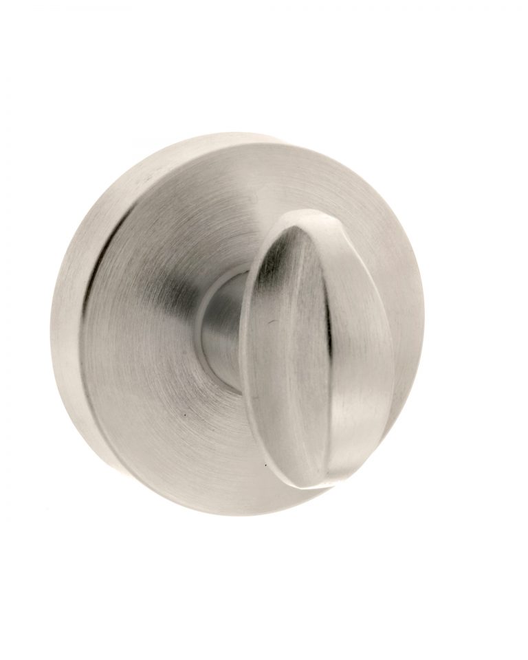 FMRWCSN Forme WC Turn and Release on Minimal Round Rose - Satin Nickel