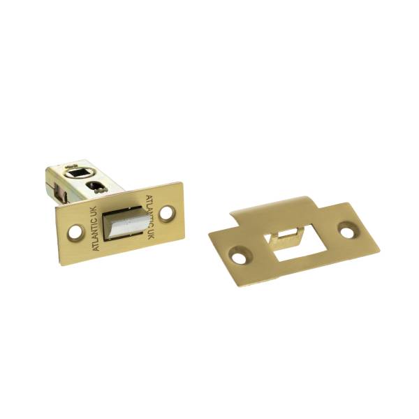 AL25SB Atlantic Bolt Through Tubular Latch 2.5" - Satin Brass