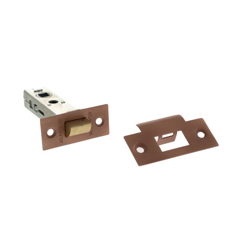 AL3USC Heavy Duty Bolt Through Tubular Latch 3'' - Urban Satin Copper