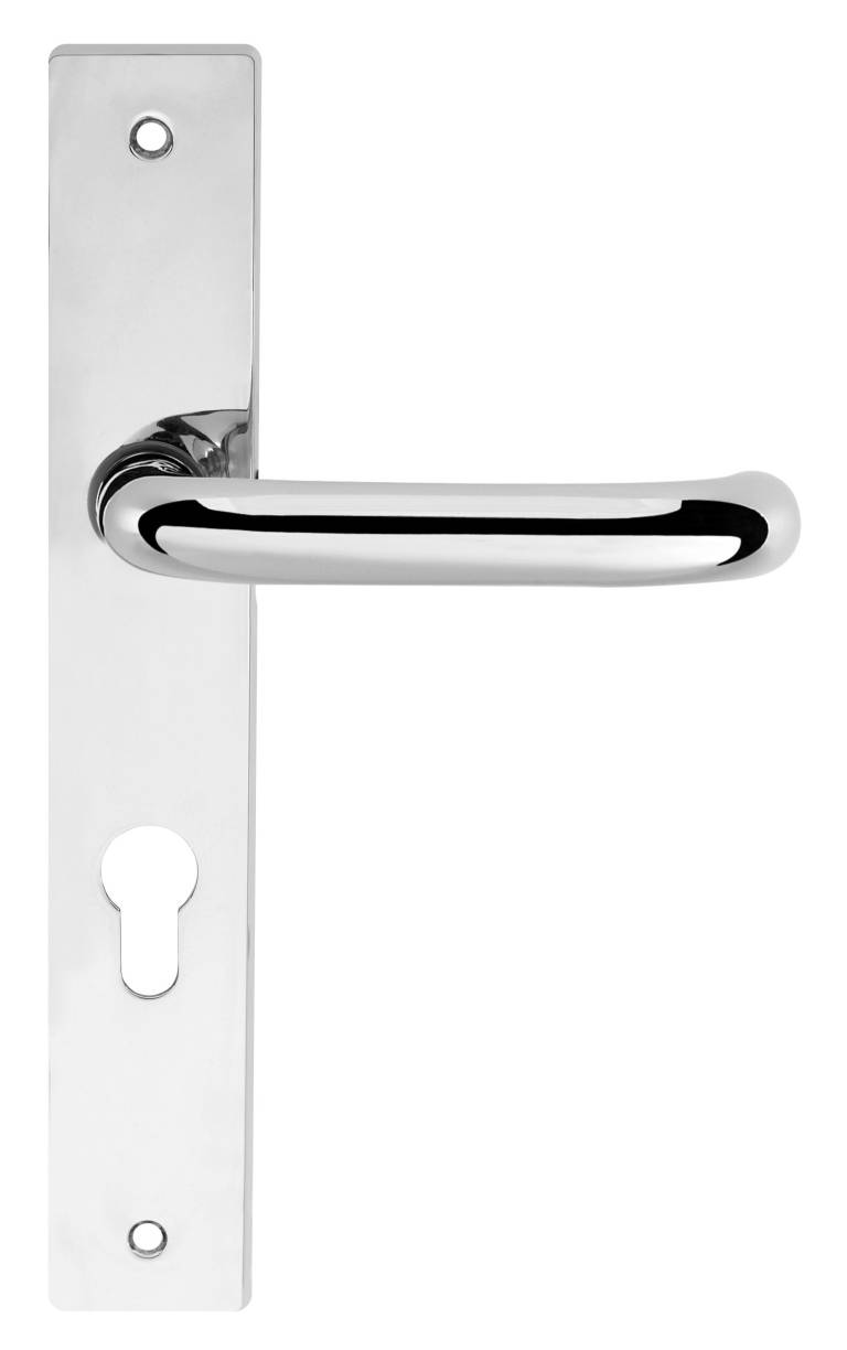 CTLOBSERTDPC CleanTouch Anti-Bac RTD Safety Lever on Square Euro Backplate - Polished Chrome