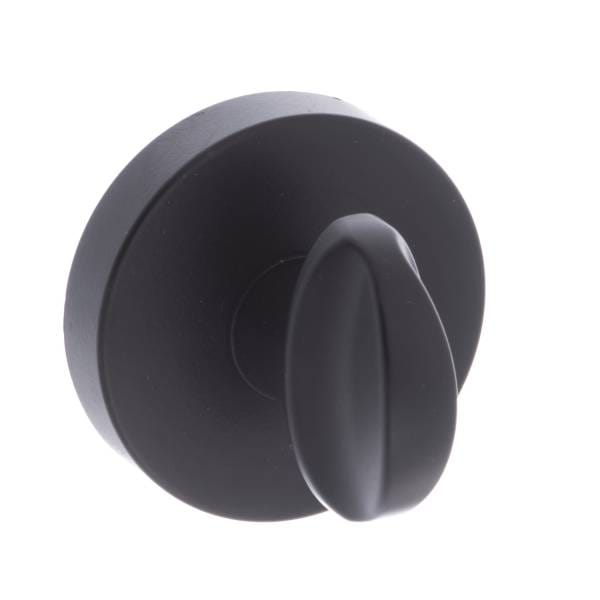 CTFMRWCMB CleanTouch Anti-Bac WC Turn and Release on Minimal Round Rose - Matt Black