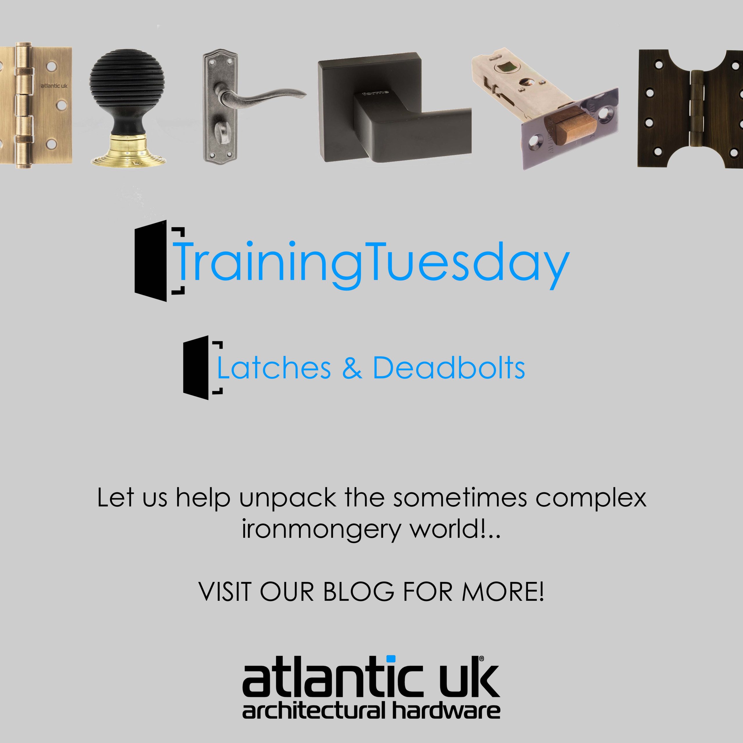 It’s #TrainingTuesday again! Latches & Deadbolts! image