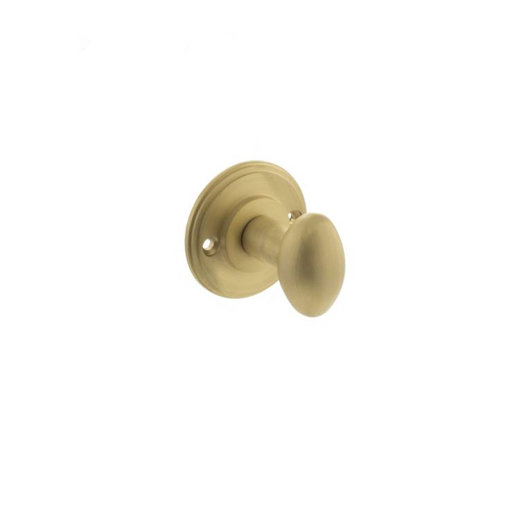 MHOWCSB Millhouse Brass Solid Brass Oval WC Turn and Release - Satin Brass