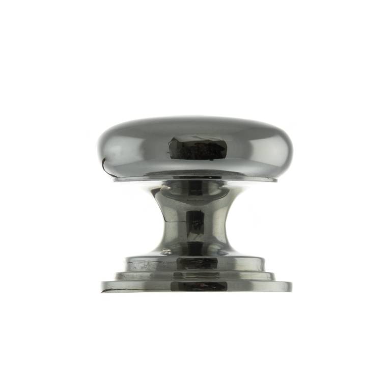 OEC1238PC Old English Lincoln Solid Brass Victorian Knob 38mm on Concealed Fix - Polished Chrome