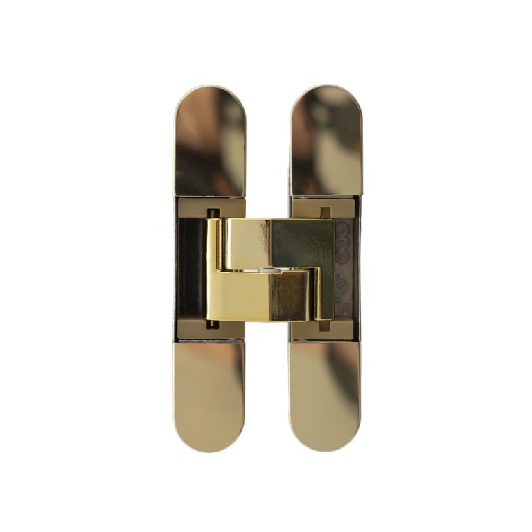 AGBH32PB AGB Eclipse Fire Rated Adjustable Concealed Hinge - Polished Brass