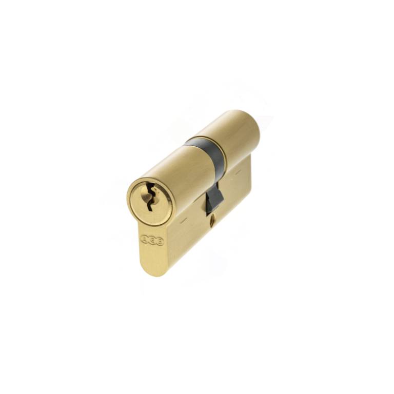 C603083030 AGB Euro Profile 5 Pin Double Cylinder 35-35mm (70mm) - Satin Brass