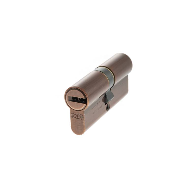 CA00023030 AGB Euro Profile 15 Pin Double Cylinder 35-35mm (70mm) - Copper