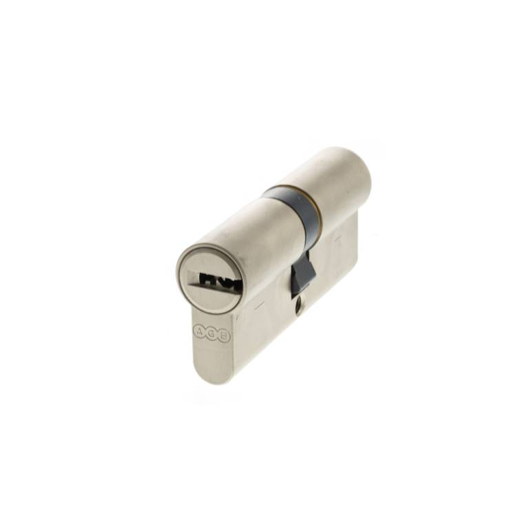 CA00163030 AGB Euro Profile 15 Pin Double Cylinder 35-35mm (70mm) - Satin Nickel