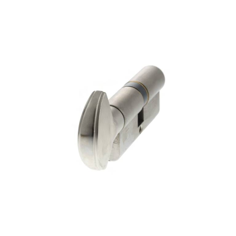CA20323535 AGB Euro Profile 15 Pin Cylinder Key to Turn 40-40mm (80mm) - Satin Chrome