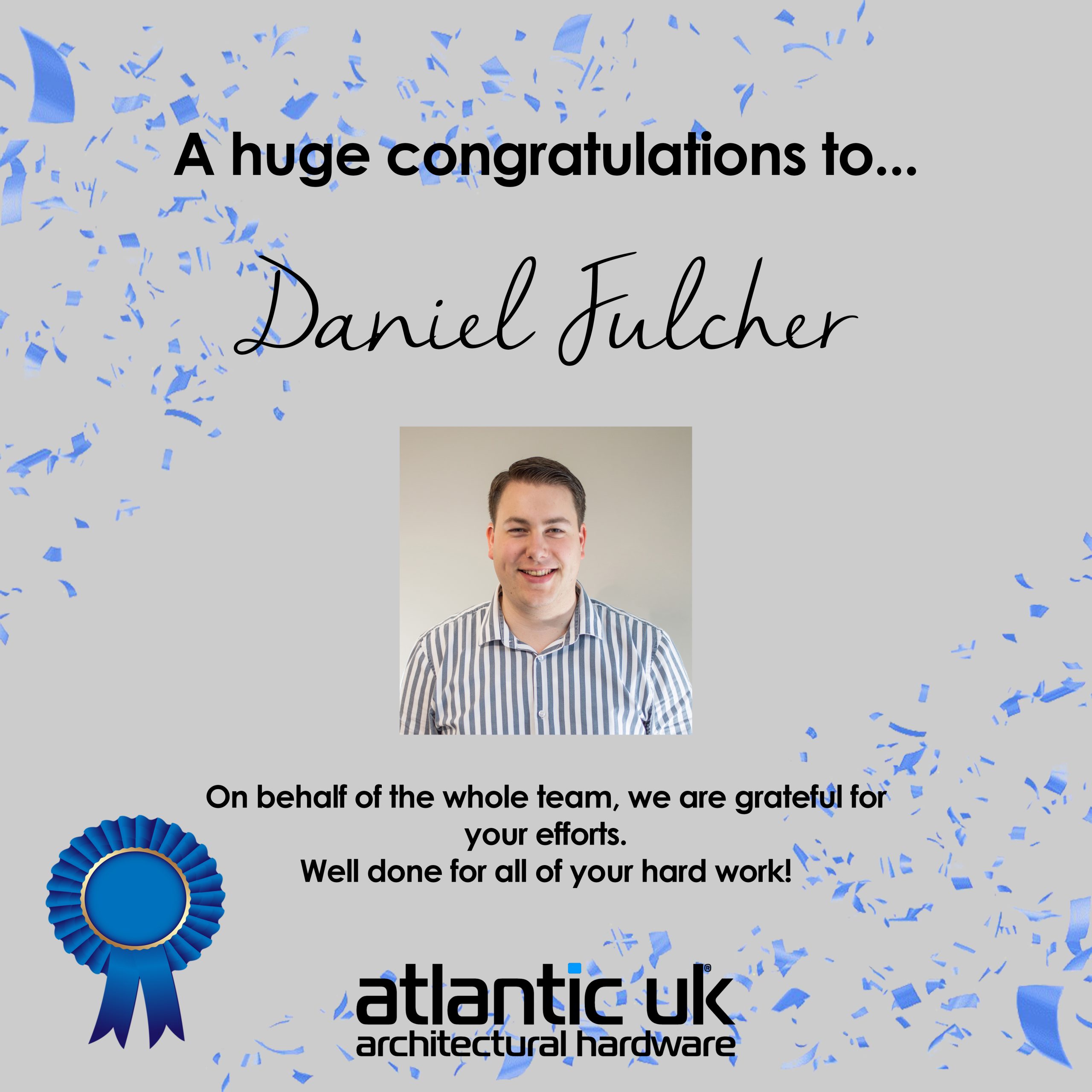 Congratulations Dan!  Employee of the Month for January! image