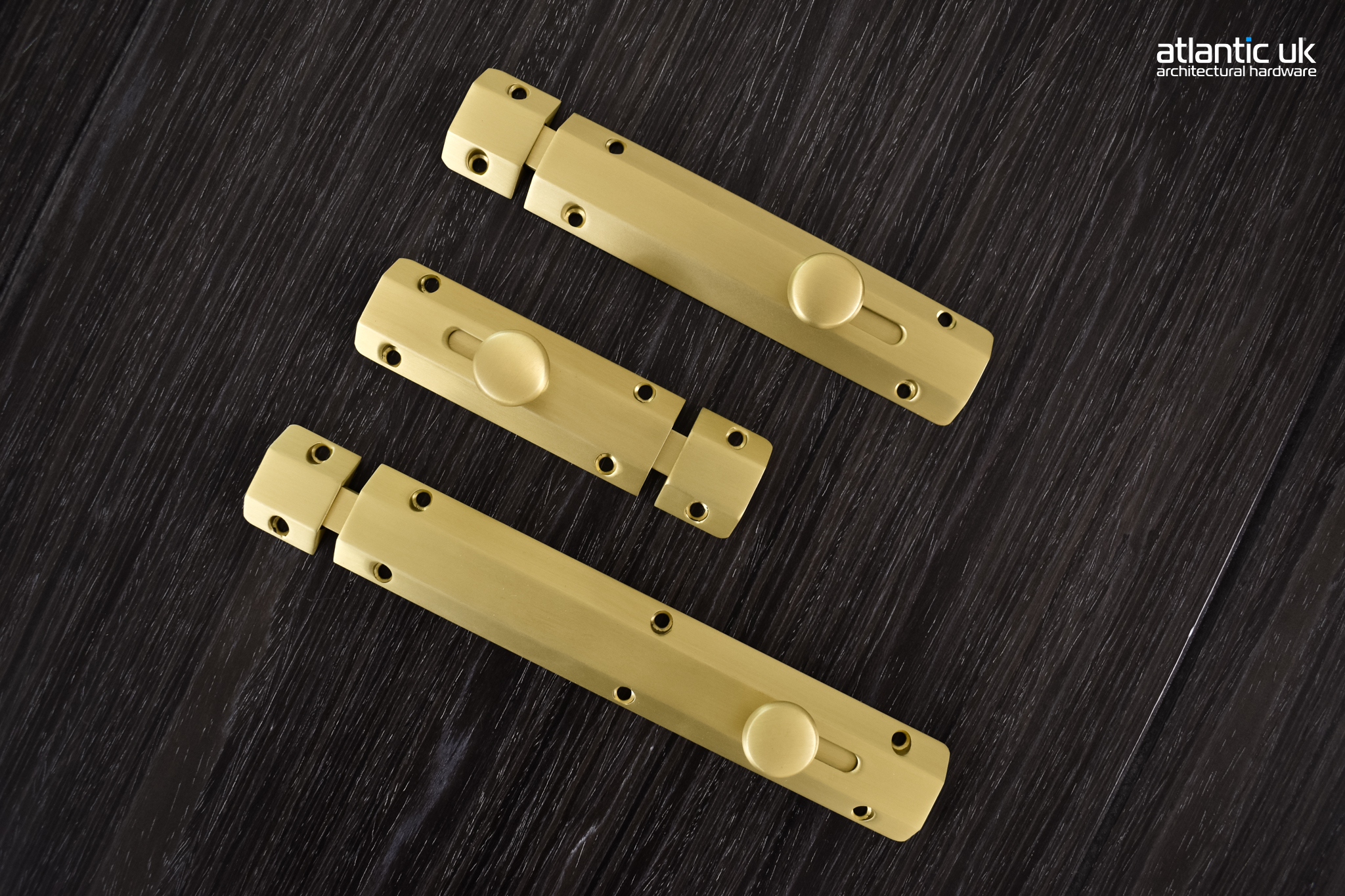 NEW High-Quality Solid Brass Surface Bolts  image
