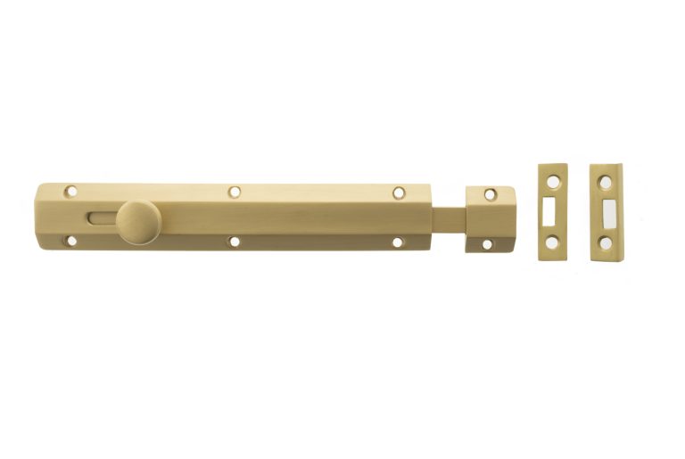 ASB8SB Atlantic Solid Brass Surface Door Bolt 8