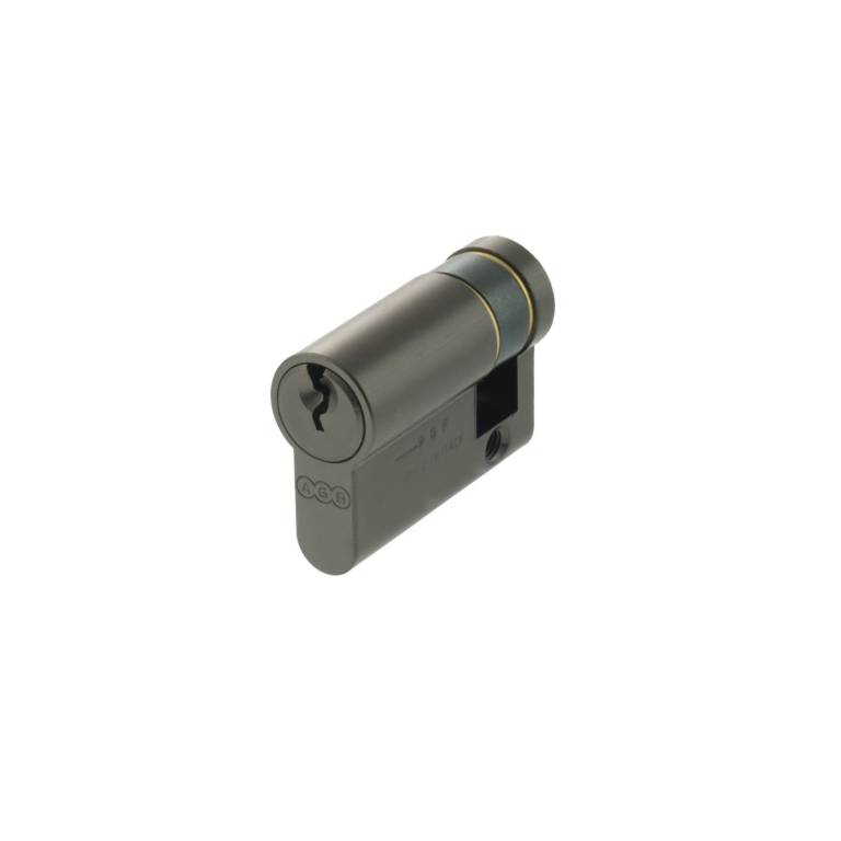C630F90530 AGB Euro Profile 5 Pin Single Cylinder 35-15mm (45mm) - Black Nickel
