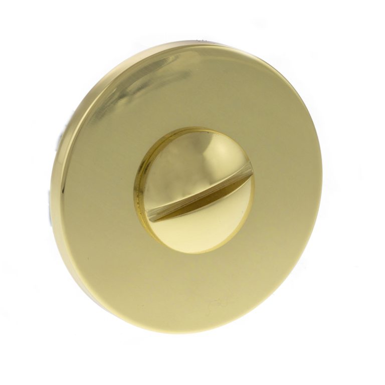 XTWCR5SPB Tupai Exclusivo 5S Line WC Turn and Release *for use with ADBCE* on 5mm Slimline Round Rose - Polished Brass