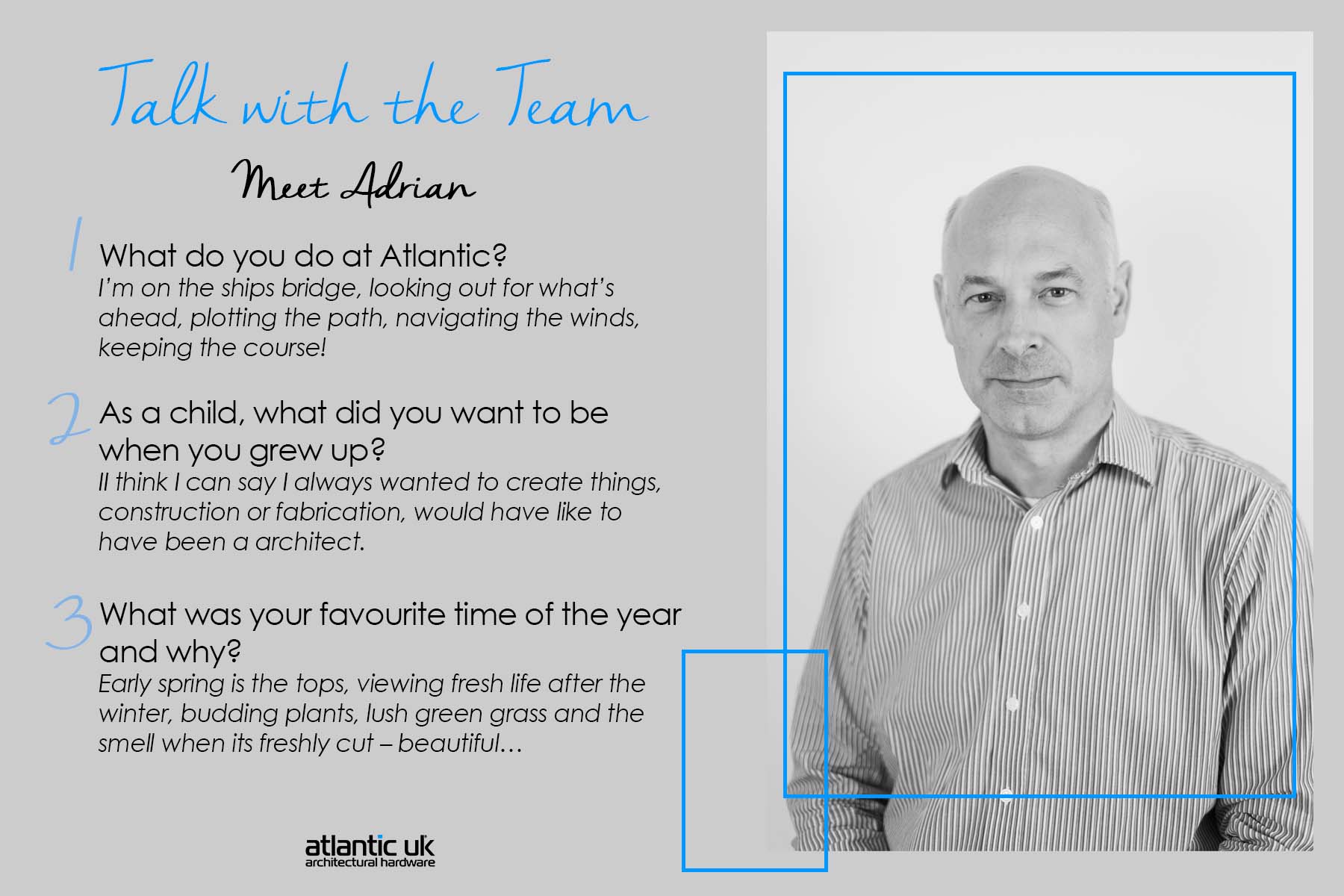 Meet Adrian & View our latest video