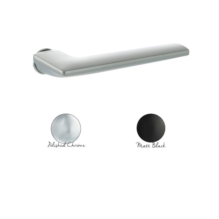 FCR422(finish) Forme Boston Lever Door Handle on Concealed Round Rose - Available in 2 finishes