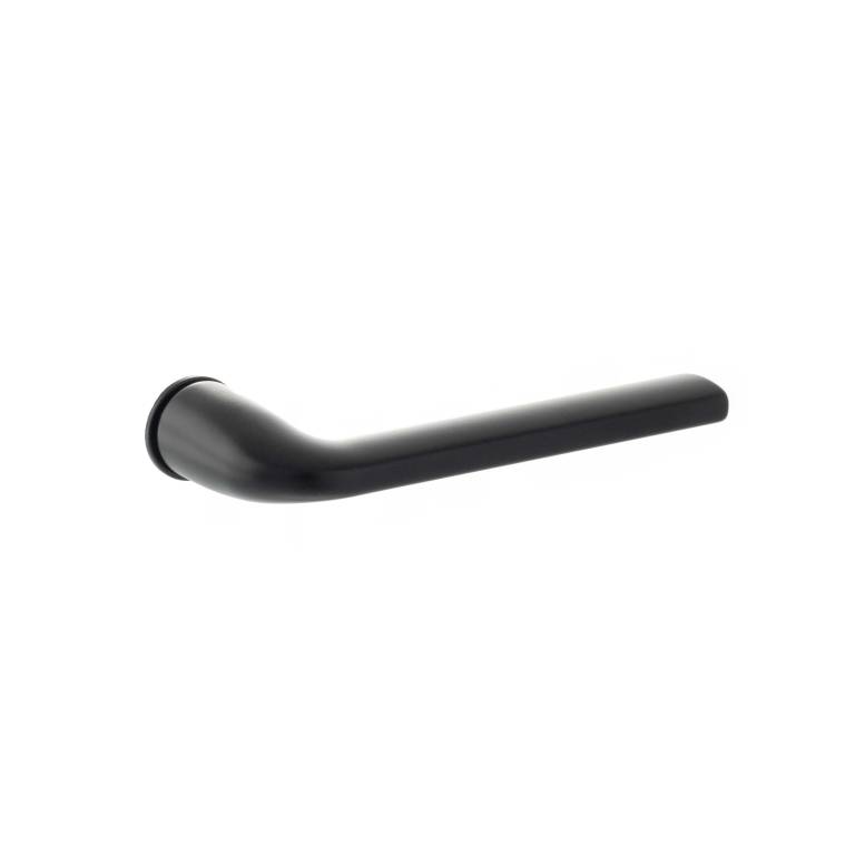 FCR133(finish) Forme Milly Lever Door Handle on Concealed Round Rose - Available in 5 finishes - Matt Black (MB)