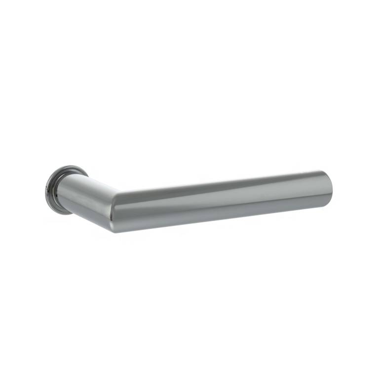FCR236(finish) Forme Elle Lever Door Handle on Concealed Round Rose - Available in 5 finishes - Polished Chrome (PC)