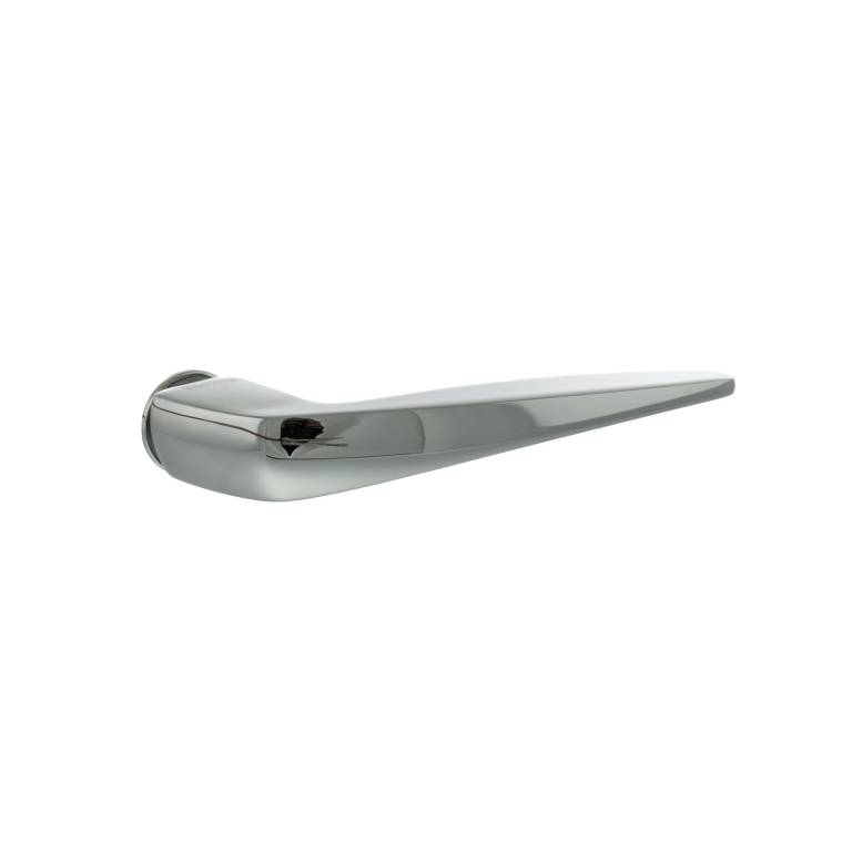 FCR272(finish) Forme Foglia Lever Door Handle on Concealed Round Rose - Available in 3 finishes - Polished Chrome (PC)