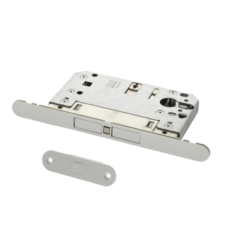 AGBTEWH AGB Touch Magnetic Door Catch Euro Profile Sashlock - White
