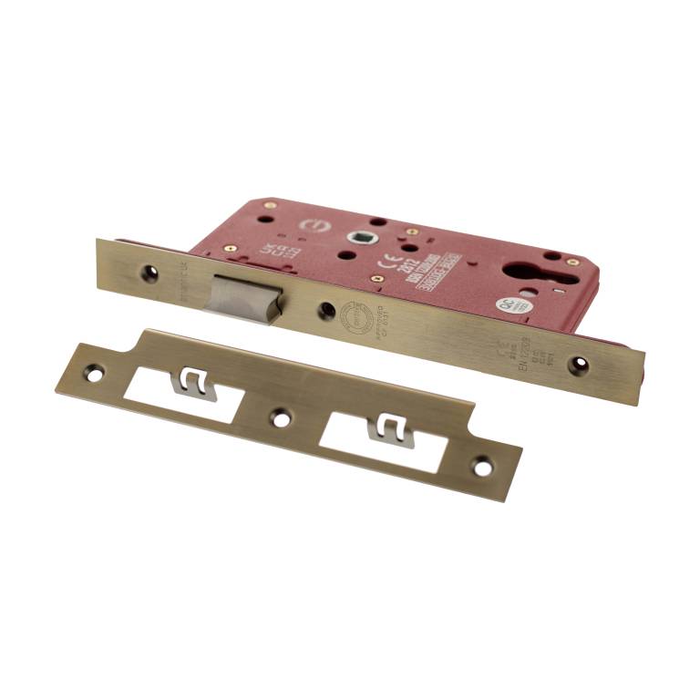 ALKDINL60MAB Atlantic DIN Latch 60mm backset - Matt Antique Brass