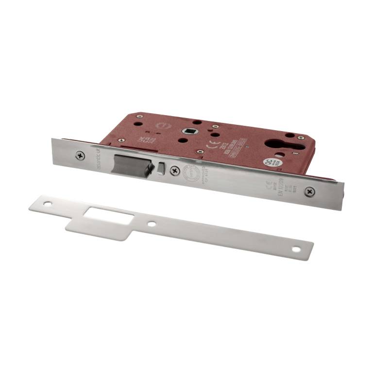 ALKDINNL60PSS Atlantic DIN Night Latch 60mm backset - Polished Stainless Steel