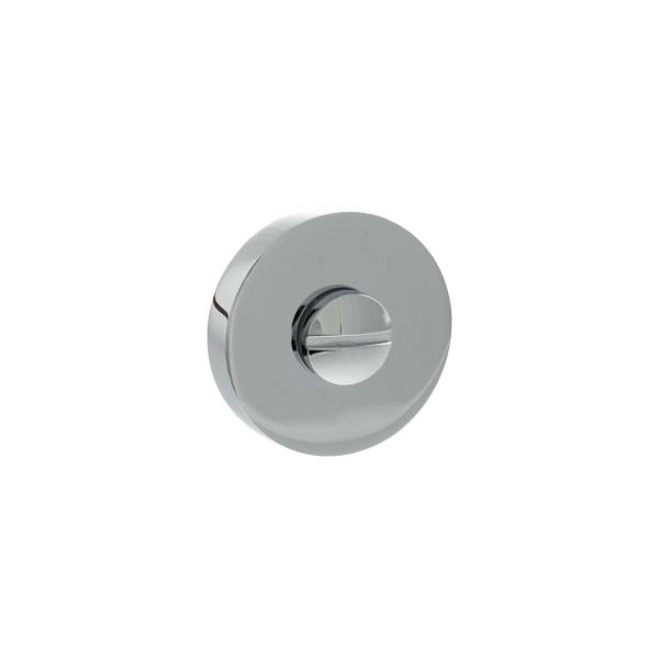 SPRKWCPC Senza Pari Knurled WC Turn and Release on Minimal Round Rose - Polished Chrome - Image 2