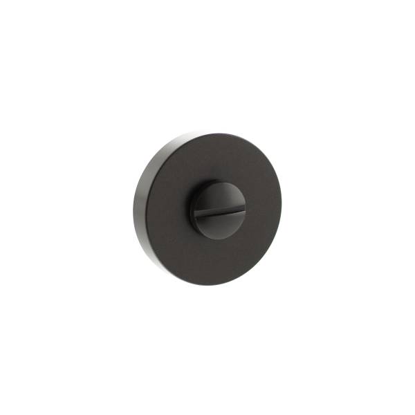 SPRKWCUDB Senza Pari Knurled WC Turn and Release on Minimal Round Rose - Urban Dark Bronze - Image 2