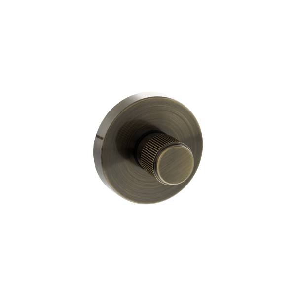 SPRLWCAB Senza Pari Linear WC Turn and Release on Minimal Round Rose - Antique Brass