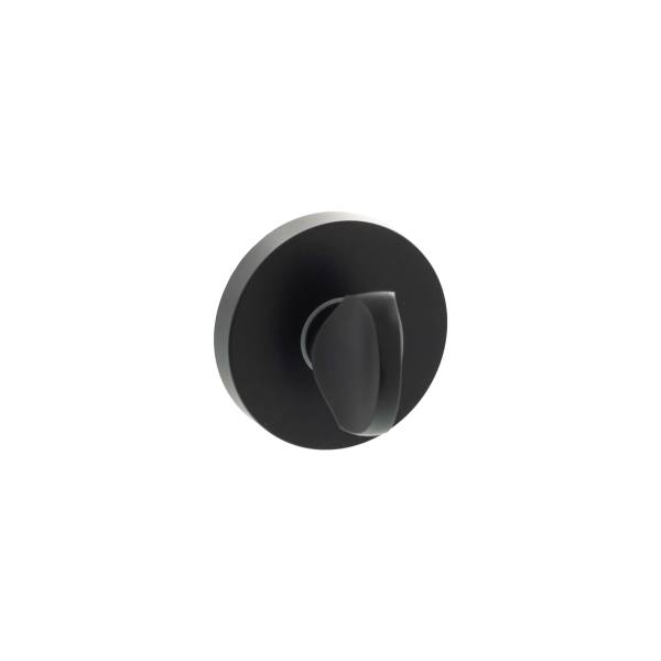 SPRWCMB Senza Pari WC Turn and Release on Minimal Round Rose - Matt Black