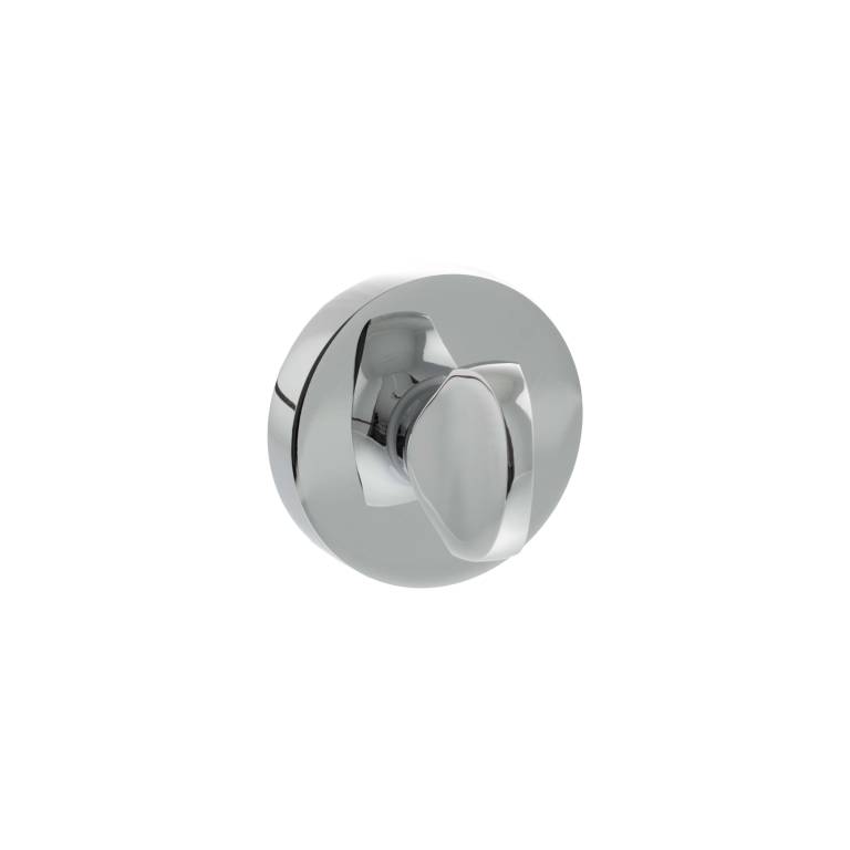 SPRWCPC Senza Pari WC Turn and Release on Minimal Round Rose - Polished Chrome