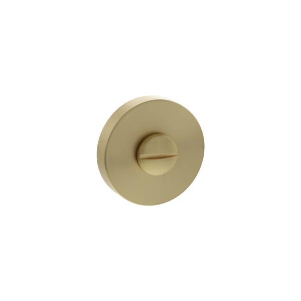 SPRWCSB Senza Pari WC Turn and Release on Minimal Round Rose - Satin Brass - Image 2