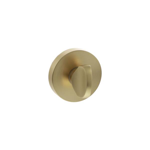 SPRWCSB Senza Pari WC Turn and Release on Minimal Round Rose - Satin Brass