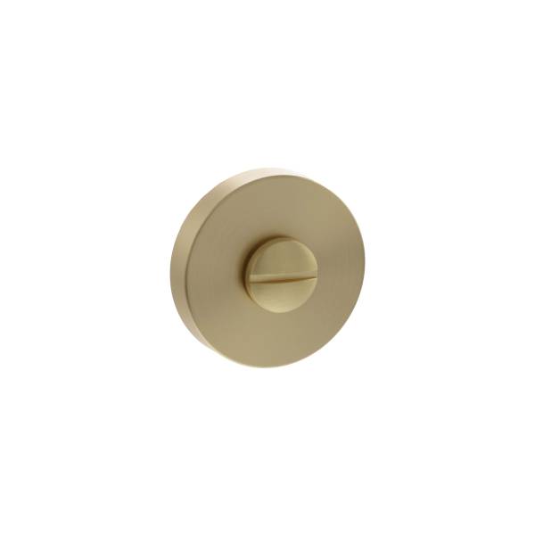 SPRLWCSB Senza Pari Linear WC Turn and Release on Minimal Round Rose - Satin Brass - Image 2