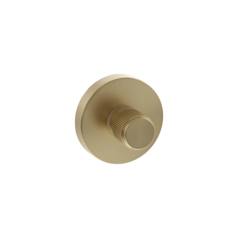 SPRLWCSB Senza Pari Linear WC Turn and Release on Minimal Round Rose - Satin Brass