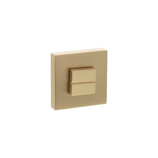 SPWCSB Senza Pari WC Turn and Release on Minimal Square Rose - Satin Brass - Image 2