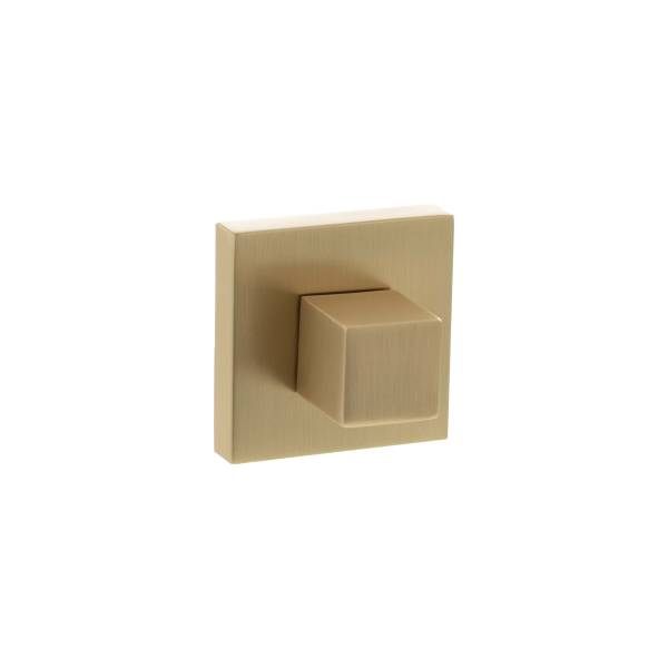 SPWCSB Senza Pari WC Turn and Release on Minimal Square Rose - Satin Brass